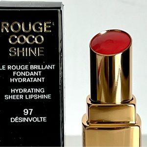 Chanel Rouge Coco Shine Lipshine (97 Desinvolte) NEW Never Used